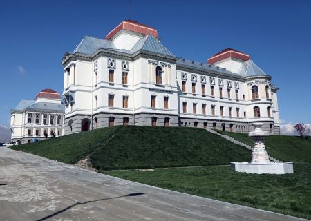 General view of Darul Aman palace, which is being used as a temporary health facility to treat the coronavirus disease (COVID-19), in Kabul