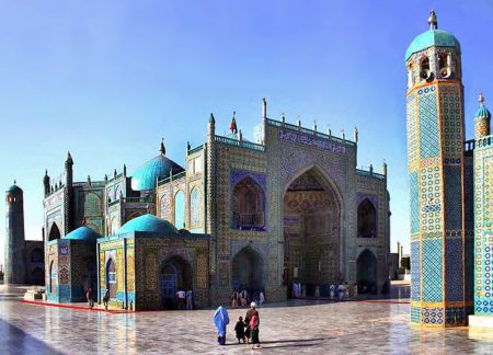 5 blue mosque afghanistan